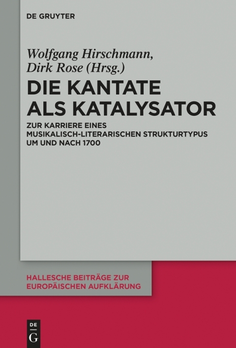Cover image for book Die Kantate als Katalysator
