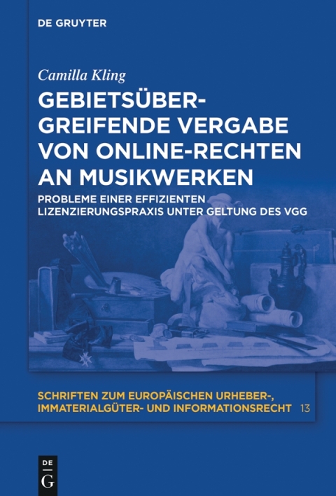 Cover image for book Gebietsübergreifende Vergabe von Online-Rechten an Musikwerken