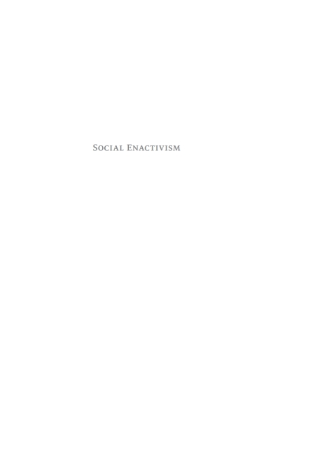 Social Enactivism 