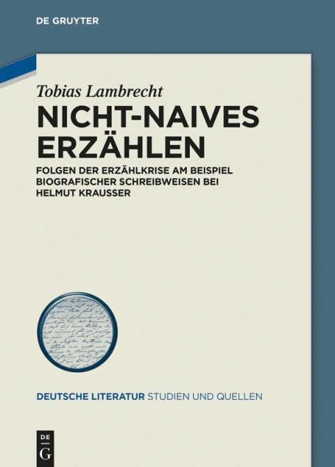 Cover image for book Nicht-Naives Erzählen