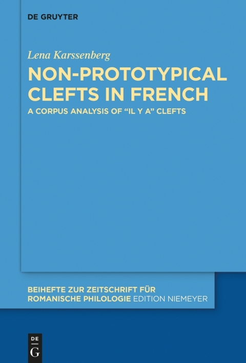 Cover image for book Non-prototypical Clefts in French