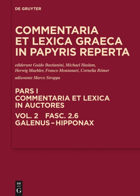 Cover image for book Galenus - Hipponax