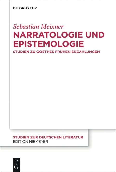 Cover image for book Narratologie und Epistemologie