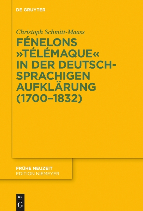 Cover image for book Fénelons "Télémaque" in der deutschsprachigen Aufklärung (1700-1832)