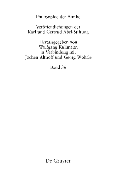 Cover image for book Die Kunst der philosophischen Exegese bei den spätantiken Platon- und Aristoteles-Kommentatoren