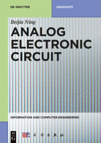 Titelbild: Analog Electronic Circuit 1st edition 9783110595406