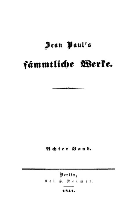 Cover image for book Hesperus oder 45 Hundsposttage. Eine Lebensbeschreibung. Heftlein 4