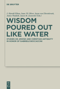 صورة الغلاف: Wisdom Poured Out Like Water 1st edition 9783110595888