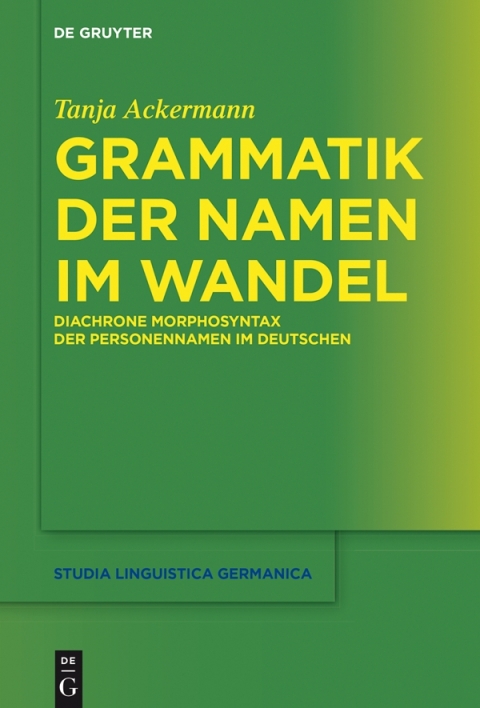 Cover image for book Grammatik der Namen im Wandel
