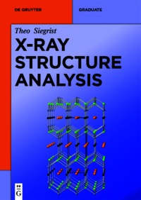 Omslagafbeelding: X-Ray Structure Analysis 1st edition 9783110610703