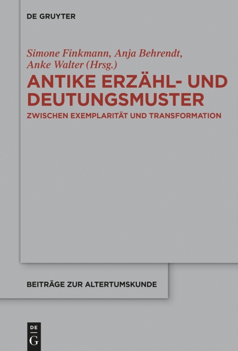 Cover image for book Antike Erzähl- und Deutungsmuster