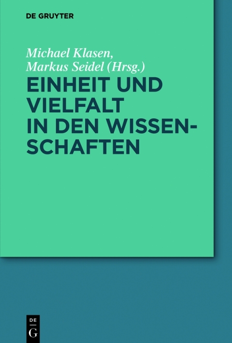 Cover image for book Einheit und Vielfalt in den Wissenschaften