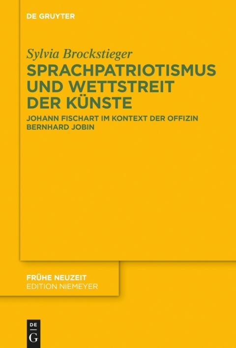 Cover image for book Sprachpatriotismus und Wettstreit der Künste