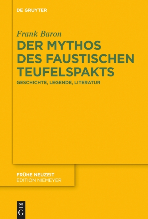 Cover image for book Der Mythos des faustischen Teufelspakts