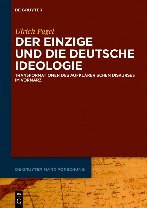Cover image for book Der Einzige und die Deutsche Ideologie