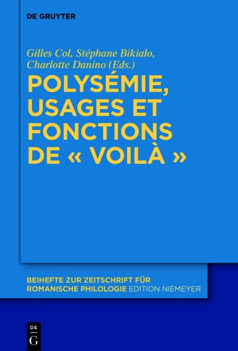 Cover image for book Polysémie, usages et fonctions de « voilà »