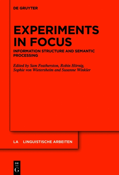Cover image for book Experiments in Focus