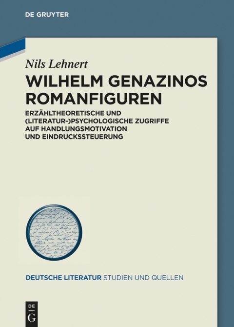 Cover image for book Wilhelm Genazinos Romanfiguren