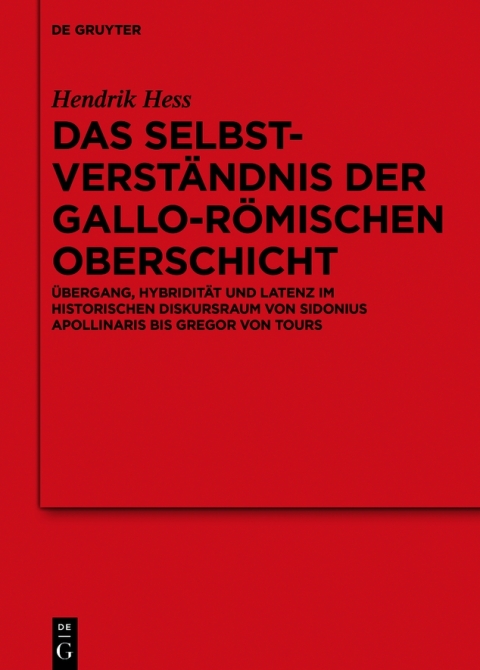 Cover image for book Das Selbstverständnis der gallo-römischen Oberschicht