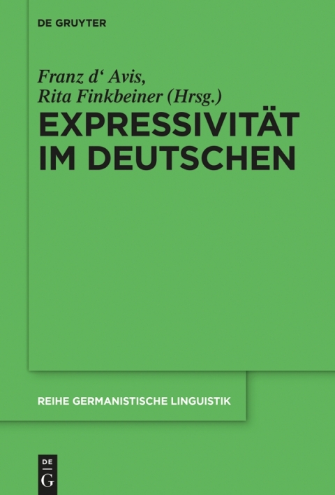 Cover image for book Expressivität im Deutschen