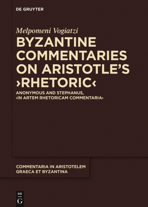 Cover image for book Byzantine Commentaries on Aristotle's ›Rhetoric‹
