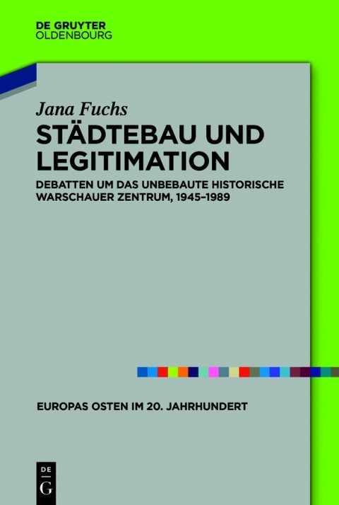 Cover image for book Städtebau und Legitimation
