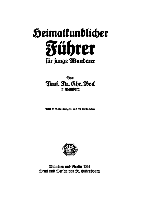 Cover image for book Heimatkundlicher Führer