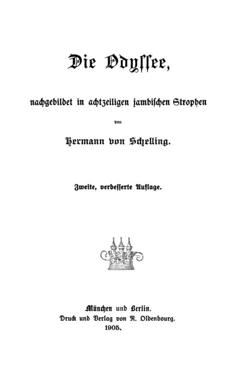 Cover image for book Die Odyssee