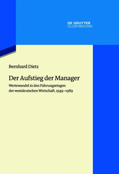 Cover image for book Der Aufstieg der Manager