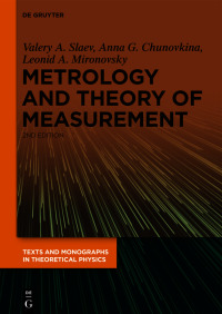 Titelbild: Metrology and Theory of Measurement 2nd edition 9783110650945