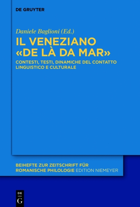 Cover image for book Il veneziano «de là da mar»