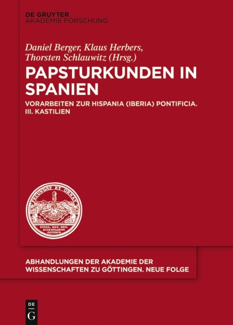 Cover image for book Papsturkunden in Spanien
