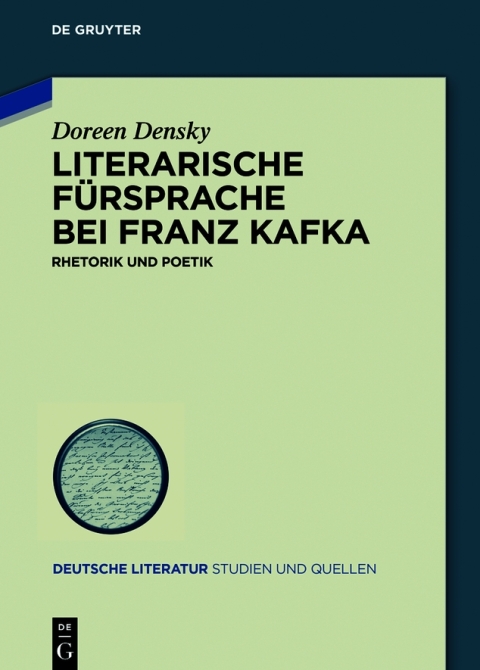 Cover image for book Literarische Fürsprache bei Franz Kafka