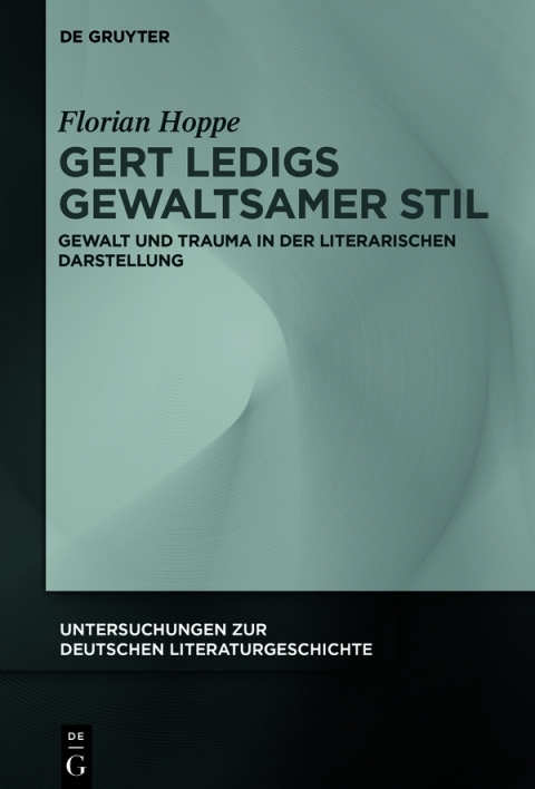 Cover image for book Gert Ledigs gewaltsamer Stil
