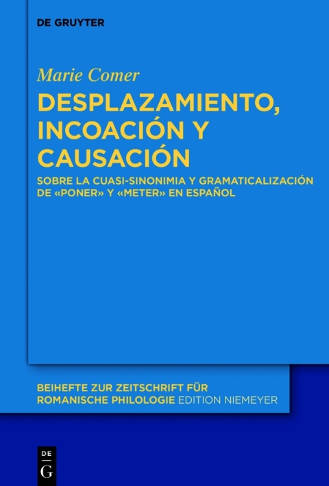 Cover image for book Desplazamiento, incoación y causación