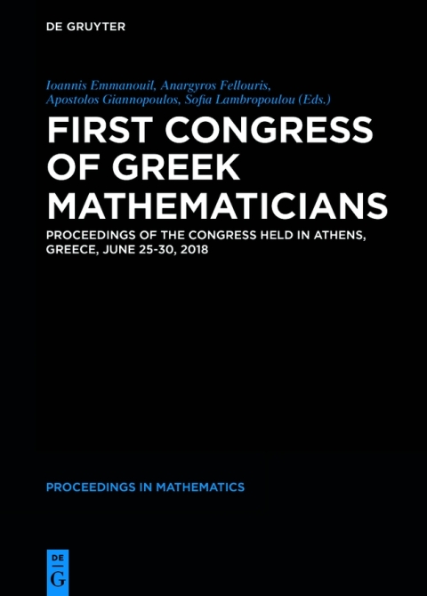 Cover image for book First Congress of Greek Mathematicians
