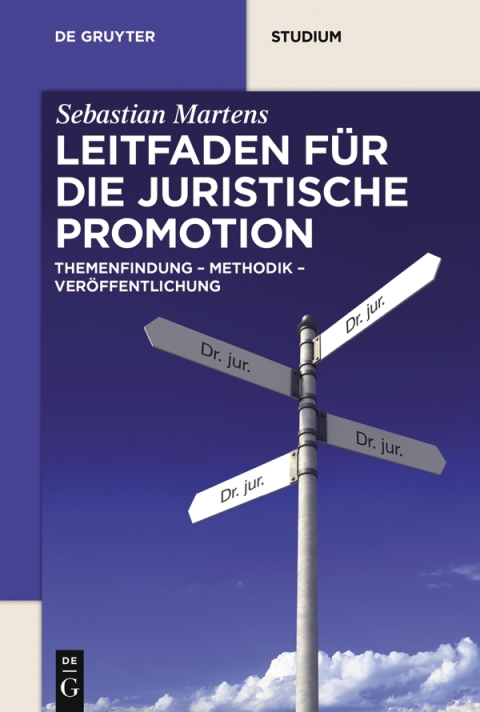 Cover image for book Leitfaden für die juristische Promotion