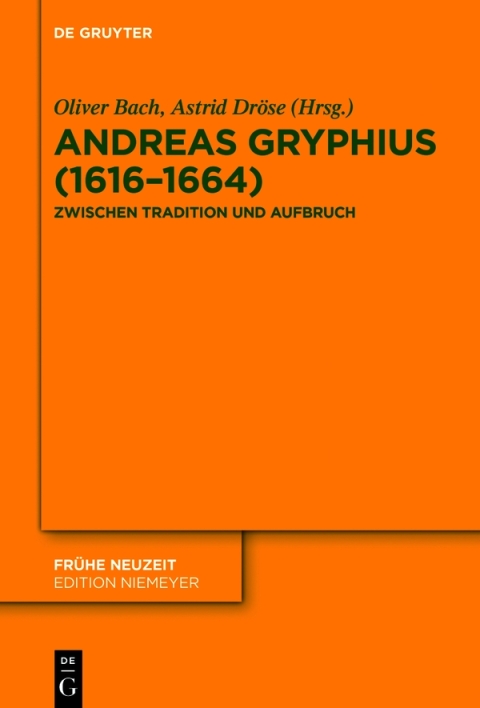 Cover image for book Andreas Gryphius (1616–1664)
