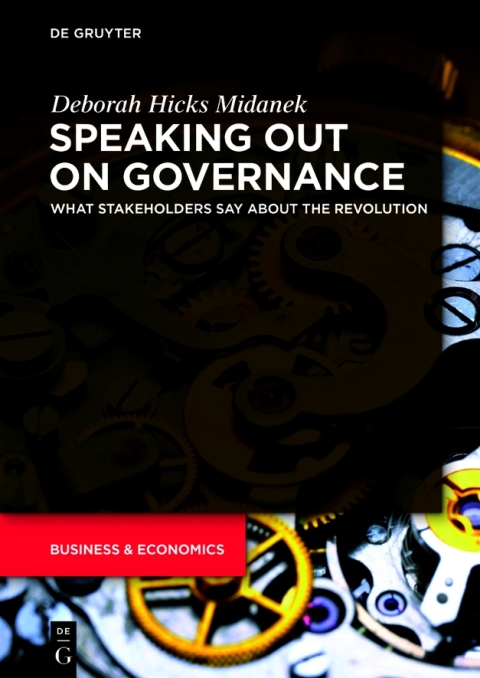 Cover image for book Speaking Out on Governance