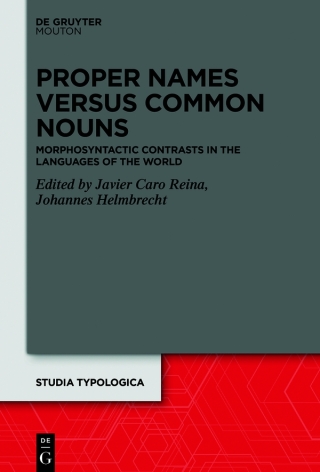 Proper Names versus Common Nouns