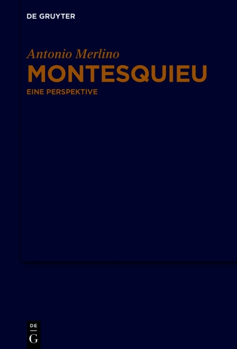 Cover image for book Montesquieu