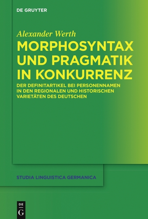 Cover image for book Morphosyntax und Pragmatik in Konkurrenz