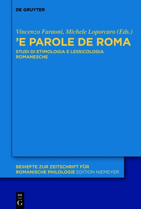 Cover image for book «’E parole de Roma»