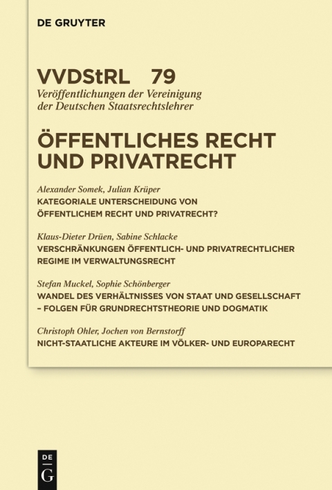 Cover image for book Öffentliches Recht und Privatrecht