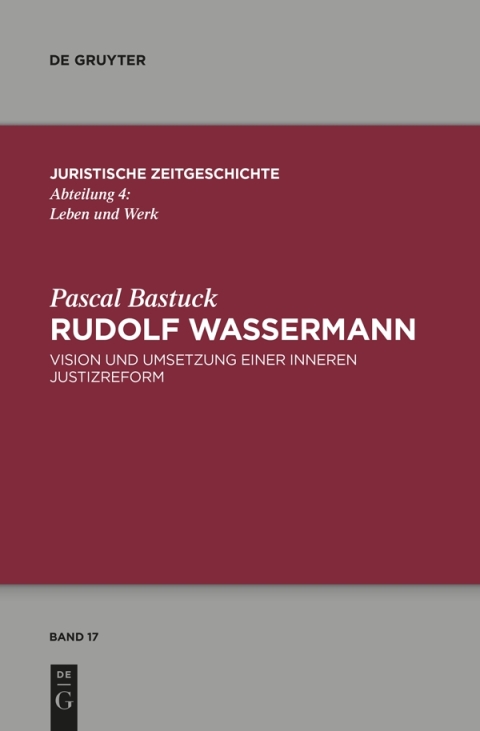 Cover image for book Rudolf Wassermann
