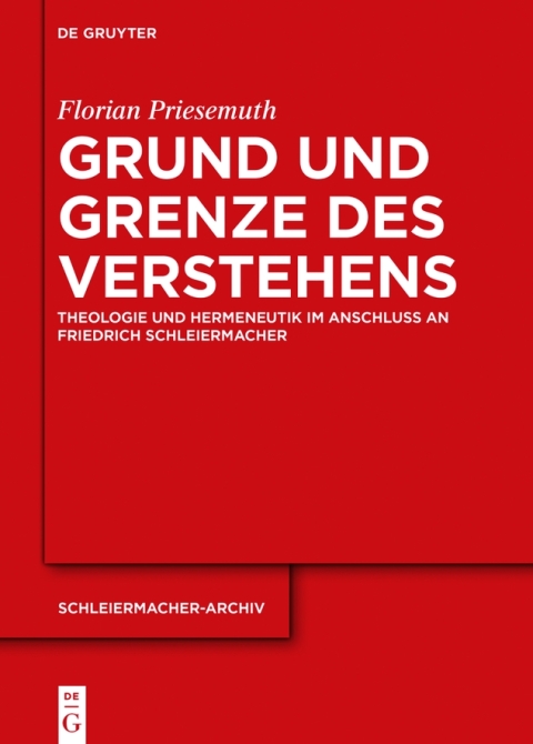 Cover image for book Grund und Grenze des Verstehens