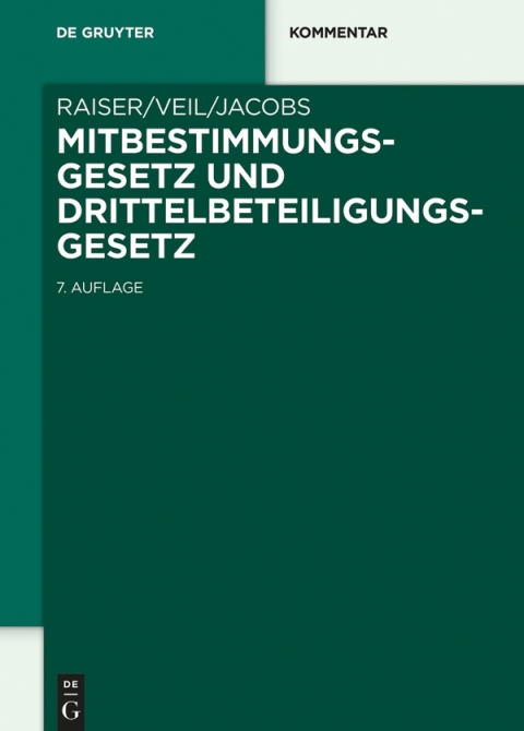 Cover image for book Mitbestimmungsgesetz und Drittelbeteiligungsgesetz