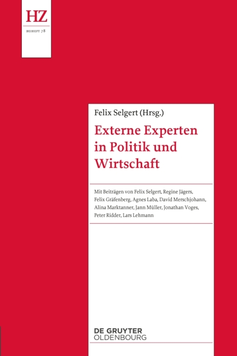 Cover image for book Externe Experten in Politik und Wirtschaft