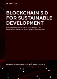 Cover image: Blockchain 3.0 for Sustainable Development 1st edition 9783110702453