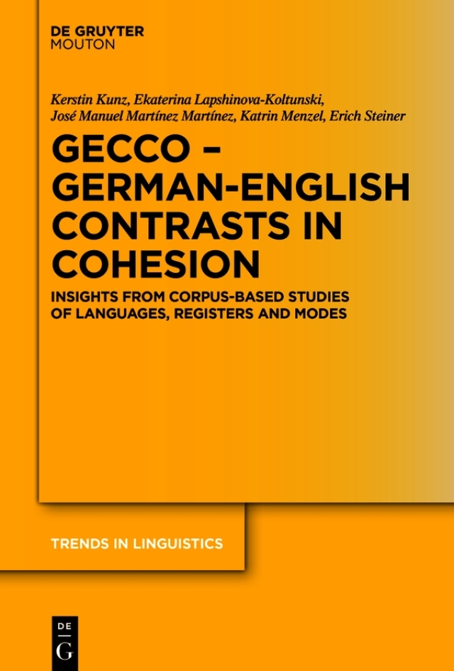 GECCo - German-English Contrasts in Cohesion